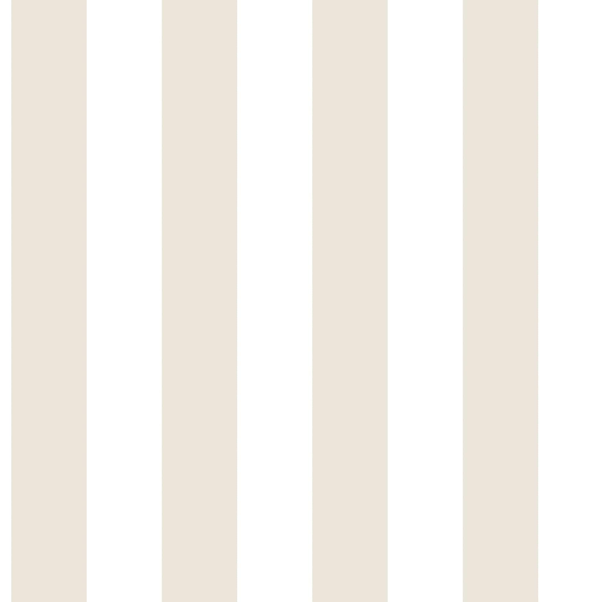 Galerie G67526 Smart Stripes 2, Two Colour Stripes Design Wallpaper, Taupe/Cream, 10m x 53cm