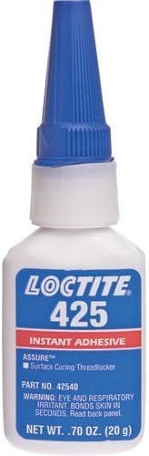 Loctite 42540 425 Assure Threadlocker (Surface Curing), Blue, 20 Gram Bottle by Loctite