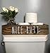 Cotton & Grain Nice Butt Bathroom Decor Box Toilet Paper Holder Farmhouse Rustic