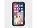 Griffin Technology iPhone X Rugged Case Survivor Extreme with Rotating Belt Clip 10' Drop Protection Slim Protective Case, Blue/Light Blue