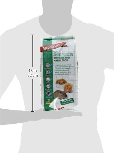 Mr Johnson's Advance Hamster and Gerbil Food, 750 g, transparent, 750 g (Pack of 1) - Image 4