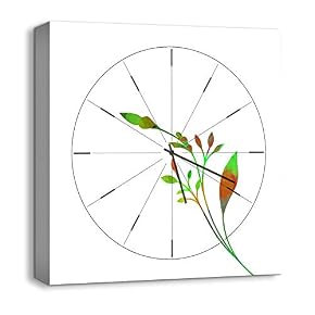 Canvas Wall Art Abstract Cute Clock...