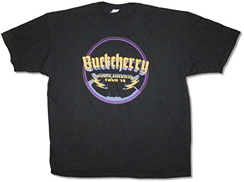 Buckcherry Stadium Tour 2014 J-P Mens Black T Shirt (2X)