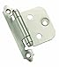 Amerock 1887612 Self-Closing Variable Overlay Hinge, 2-3/4 In L x 1/8 In H x 2 In W, steel, Satin Nickel Plated