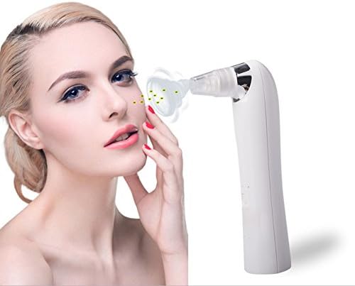 Colgear Blackhead Vacuum Electric Facial Blackhead Remover Beauty Machine Instrument Nose Cleaner Skin Peeling (White)