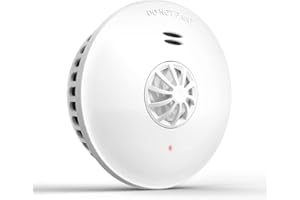 Jemay 2-in-1 Smoke and Heat Detector Alarm,Non-Disturb Mode Fire Alarms Smoke Detectors,10-Year Battery Sealed (Non-Removable),Photoelectric Sensor Alarm,with Easy Install and Test Button,AW192