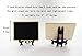 Artliving 3 Inch Black 12pcs/Set Plastic Easels Plate Display Stands Picture Frame Stand Holder