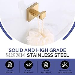 Angle Simple Bath Towel Hook, SUS304 Stainless