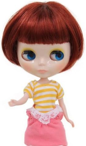 Wigs2dolls.com Blythe Accessory Doll Wig Hair Style 9.5-11Inch (25-28cm) Japan Original B-175 Rusty Red