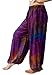 Treasures of Thailand Purple Tie Dye Pants Casual Beach Festival Trousers
