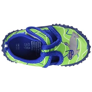 Playshoes Unisex Kinder Badeschuhe mit Uv-schutz Aqua Schuhe Robbe, Blau Grün, 22/23 EU 19 Schnorchelmasken 41MavK9AldL. SS300 Obermaterial: Synthetisch
Innenmaterial: Ohne Futter
Sohle: Gummi