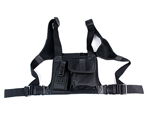 KENMAX CB Ham Radio Chest Harness bags Holster Holder Vest Rig (Rescue Essentials)