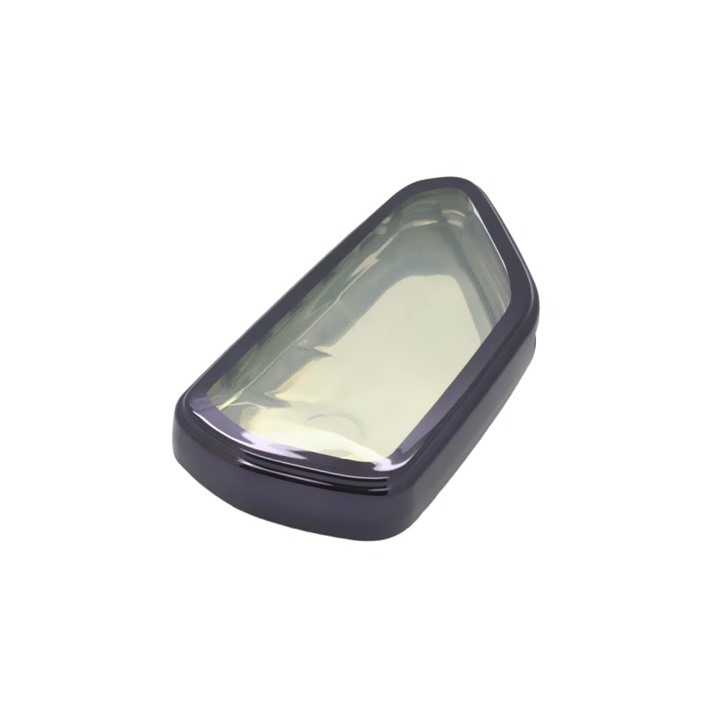 BROVACS Soft TPU Case Shell Cover Protector Holder Compatible with VOLKSWAGEN Golf 8 SEAT SKODA Smart Remote Key Fob 3 5 Button SV9805 Dark Purple