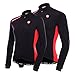 Fmix Women And Men's Full Zip Long Sleeve Bicycle Cycling Jersey-Windproof And Quick Dry Thickening Fleece Couple Models for Outdoor Warm Jackets