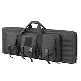 ARMYCAMOUSA 38 Inch Double Rifle Bag Outdoor Tactical Carbine Cases Water dust Resistant Long Gun Case Bag for Hunting Shooting Range Sports Storage and Transport
