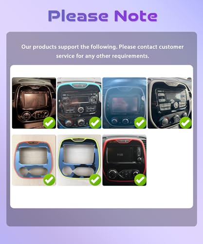 4G+128G Wireless Carplay Android Car Radio for Renault Captur Clio 2011-2018 9 Inch Incell Screen Car Radio with Android Car GPS Navi WiFi Mirror Link Bluetooth FM/RDS/EQ/SWC Rear Camera