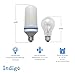 Indigo Led Flame Bulb - Flickering Light Bulb - Single Fire Effect - Outdoor Lights and Indoor Decoration - Original Blue Color Light - Environmentally Friendly - 5W/h - Lifespan of 50 000h - 1 Pack