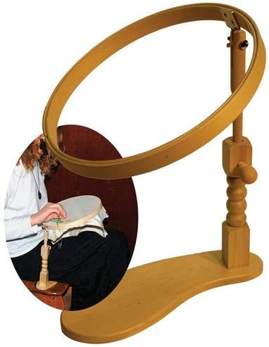 Lacis Sit-On Embroidery Lap Frame 10 inch, Transparent - Image 3