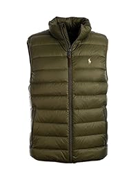 Polo Ralph Lauren Polo para hombre Pony Logo Down Puffer Chaleco
