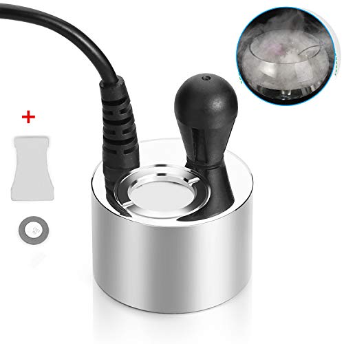 FITNATE Mist Maker, Upgrade Fogger Water Fountain Pond Fog Machine Atomizer Air Humidifier for Hollowen,with Fogger Ceramics Discs Tools