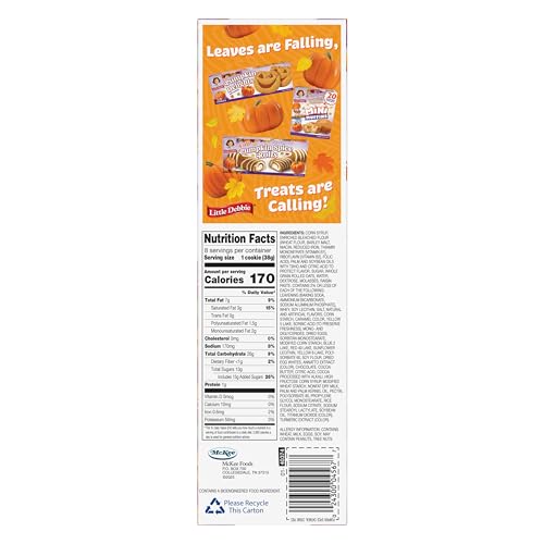 LITTLE DEBBIE PUMPKIN SPICE OATMEAL CRÈME PIES