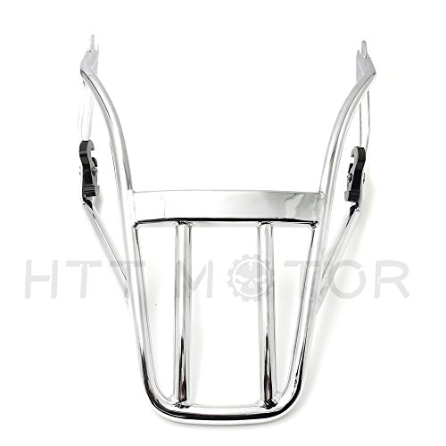 XKMT Group Chrome Detachable 2-Up Luggage Rack For Harley Street 500 750 XG500 XG750 15-17