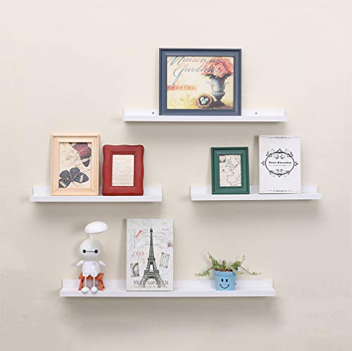 image for love furniture Floating Photo Ledge Shelves 18.9-inch Wall Shelf Mount