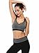 ATTRACO Women's Medium Support Sports Bra Cross Back Wireless Workout Tank Top