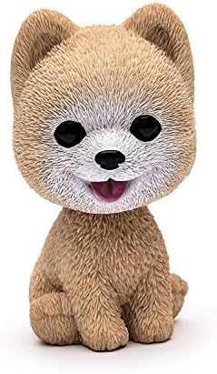 Amazon Co Jp 車のうなず犬の人形 ミニかわいいテディ揺れヘッド樹脂の装飾品 車の内部ダッシュボードの装飾 車の中の創造的な贈り物 机の装飾 Color Pomeranian 本