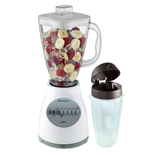 Click Here to See More Images Oster 6629 10-Speed 450-Watt Blender, White