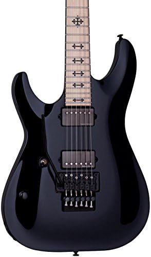 Schecter Guitar Research 2016 Jeff Loomis JL-6 with Floyd Rose Left-Handed Electric Guitar Black