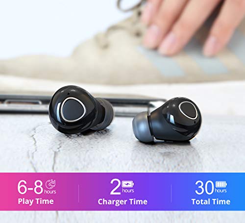 True Wireless Bluetooth Earbuds with Microphone?Bluetooth 5.0 Wireless Headphones 48hrs Play Time, - //coolthings.us