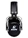 EZARC Safety Ear Muffs 34dB for Shooting Sports Events - Industrial Ear Protection Plant Working Hearing Protection Adjustable Headband Ear Defenders - Noise Reduction Earmuffs , Black Brown