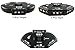 yueton 3-Way Audio Video AV RCA Switch Selector Box Splitter+3 Way RCA Cable for Xbox XBOX360 DVD PS Black