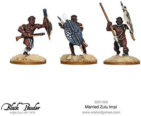 Married Zulu Impi: 28mm Scale Plastic Miniatures for Black Powder by Warlord Games - Image 4