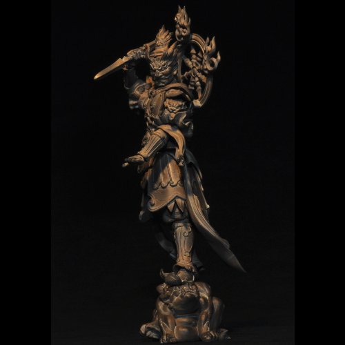 Kaiyodo Takeya Revoltech Action Figure: #004 Zochouten Wooden Version