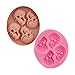 Baidecor Halloween Skulls Silicone Chocolate Molds Candy Mold Set Of 3