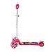 LIYU 1281F Mini Children Scooters 3 Wheels Mini Kick Scooter Pink with Flashing Wheel for Kids 2-6