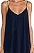 Chamllymers Women's Chiffon Sexy Sleepwear Slip Chemises Nightshirt Navy XL