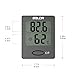 BALDR Mini Digital Portable Versatile Thermometer Hygrometer Monitor Temperature Gauge Humidity with Standing Wall Hanging Magnet babyroom Greenhouse,Black