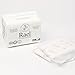 Rael Certified Organic Cotton Menstrual Overnight Pads, Thin Natural Sanitary Napkins with Wings