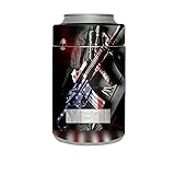 Skin Decal Vinyl Wrap for Yeti Rambler Colster Cup / AR Military Rifle America Flag