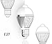 E27 Based 5W AC 85-265V PIR Infrared Motion Detection Sensor Light Sensor LED Bulb Auto Switch Energy Saving Night Lamp Indoor