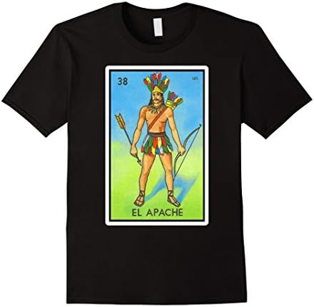 El Apache Loteria Mexican Lottery Bingo Funny T Shirt