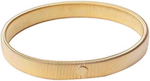 DearAnswer Simple Arm Band Elastic Bracelet Bangle Anti Slip Shirt Sleeve Holders Dress Accessory,Yellow