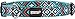 Friends Forever Dog Pattern Collar Double Layer Woven Square Blue Medium 14-20