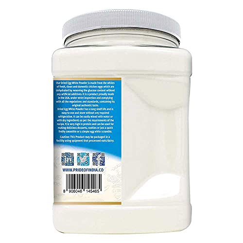 Eggylicious Egg White (Albumin) Powder, Dried Natural Protein Powder