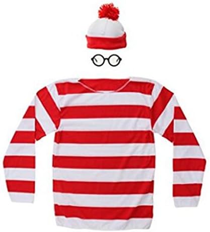Qichuhua Where's Waldo Adult Costume Kit