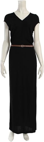 Amazon Co Jp エルメス Hermes ワンピース マキシ丈 レーヨン 黒 中古 服 ファッション小物