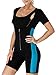 NonEcho Sauna Full Body Shaper Sweat Bodysuit Sleeve Shapewear Slimming Suit Weight Loss Gym Sport Aerobic Boxing MMA